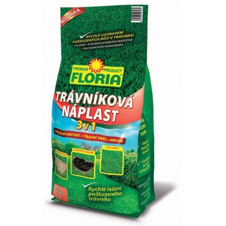 Trávníková náplast 3 v 1 Floria 1kg