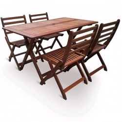 Dřevěná stolová sestava VeGA SET 4