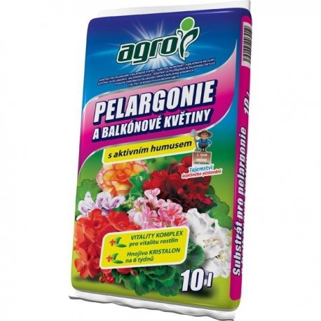 AGRO Substrát pro pelargonie 10l