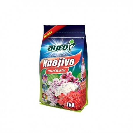 AGRO Organominerální hnojivo muškáty 1 kg