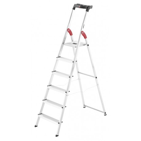 Hliníkové schůdky Hailo L60 (6 stupňů) 8160-607