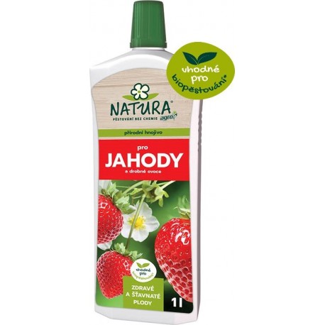 NATURA Přírodní hnojivo pro jahody a drobné ovoce 1l