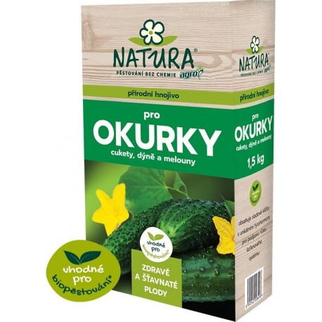 NATURA Přírodní hnojivo pro okurky, cukety a dýně 1,5 kg