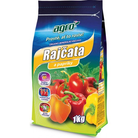 Agro organo-minerální hnojivo rajčata a papriky 1kg