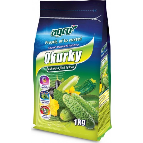 AGRO Organominerální hnojivo pro okurky, cukety a jiné tykve 1kg