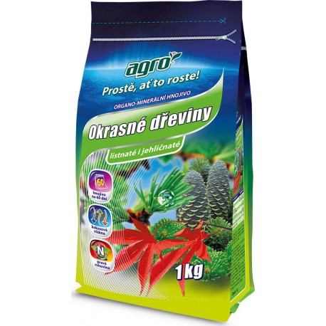 AGRO Organominerální hnojivo okrasné dřeviny 1 kg