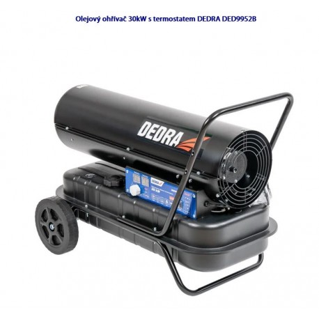 Olejový ohřívač 30kW s termostatem DEDRA DED9952B