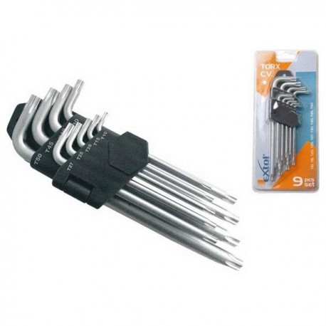 Extol Premium klíče TORX, sada 9ks 6601