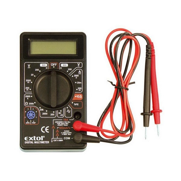 Multimetr digitální (U, I, R) s akustickou signalizací Extol Craft 600011 Extol Craft 600011