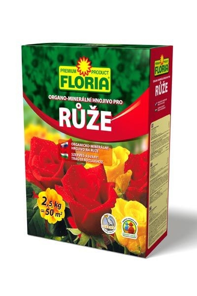 FLORIA Organominerální hnojivo pro růže 2,5 kg Hnojivo 008402
