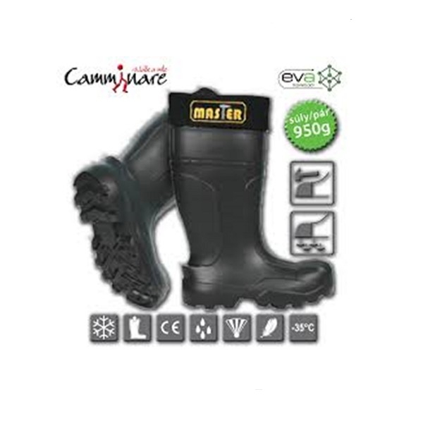 Holínky Camminare Master Boots Black -35°C Camminare Master Boots Black