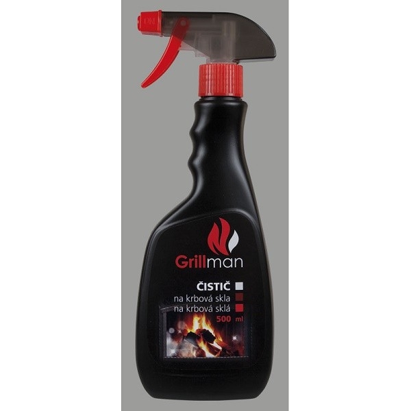 GRILLMAN čistič na krbová skla 500ml GRILLMAN čistič na krbová skla