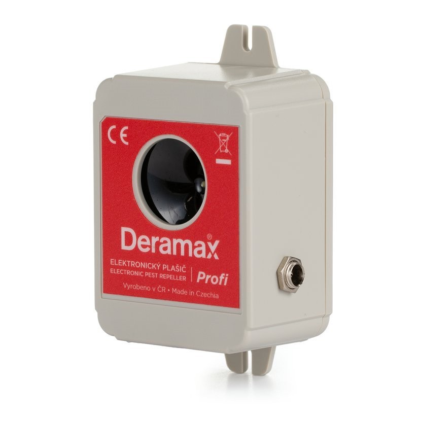 Deramax-Profi ultrazvukový plašič (odpuzovač) kun a hlodavců 0440