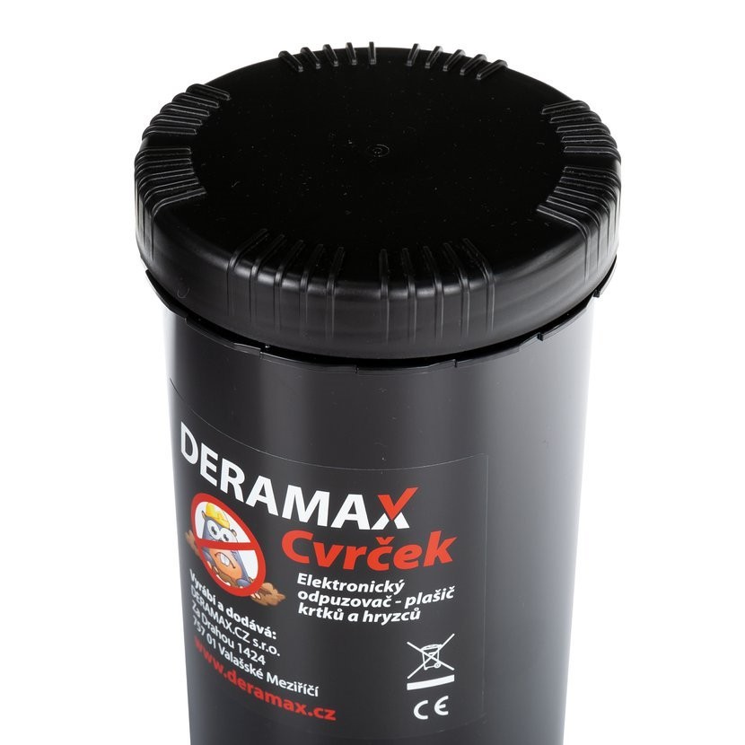 Deramax-Cvrček elektronický plašič (odpuzovač) krtků a hryzců 0300