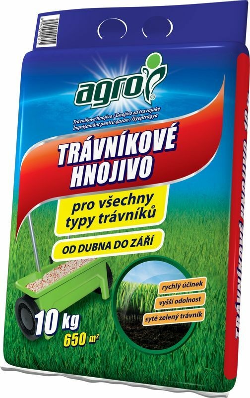 AGRO Trávníkové hnojivo 10 kg 000363