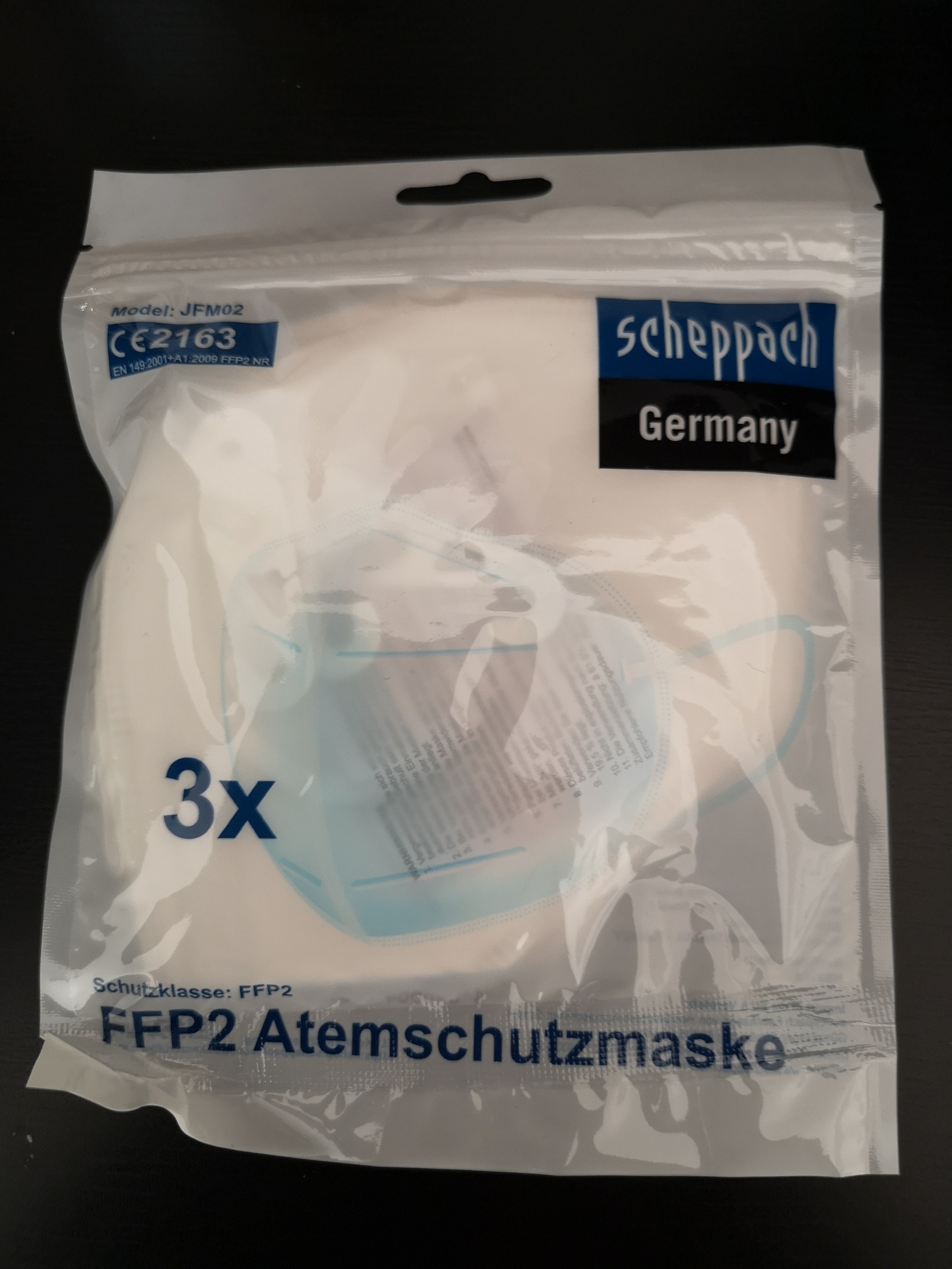 Respirátor FFP2 Scheppach