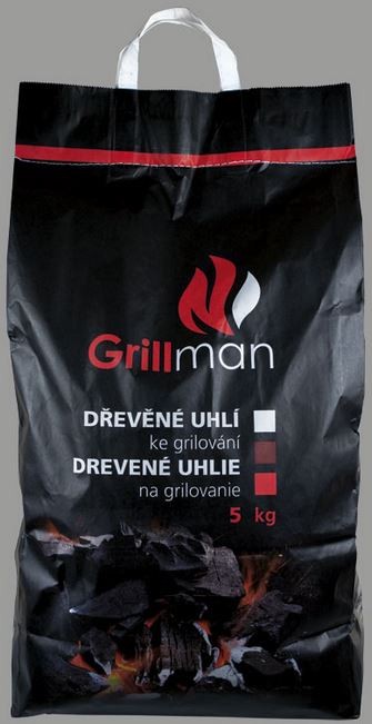 GRILLMAN Dřevěné uhlí 5 kg