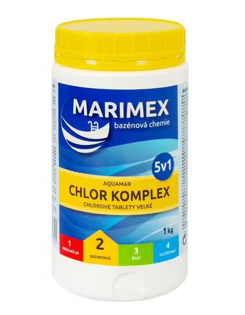 Marimex chlor komplex 5v1 1,0 kg (tablety) 11301208